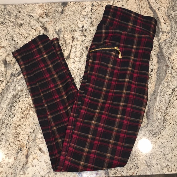Pants \u0026 Jumpsuits | Plaid Fleece Lined 